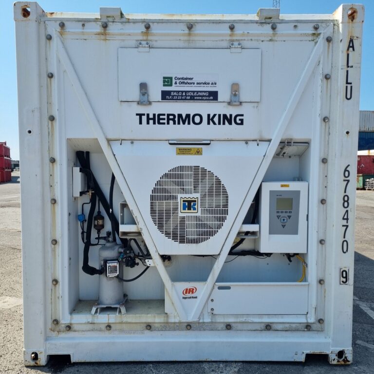 Thermo King-aggregat på 20 fods kølecontainer ALLU 678470-9