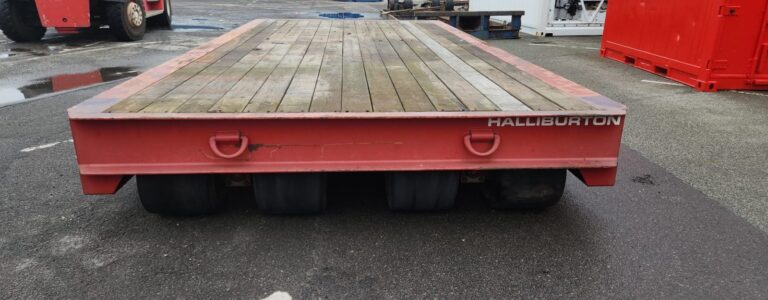Mafi-trailer på pladsen i Esbjerg